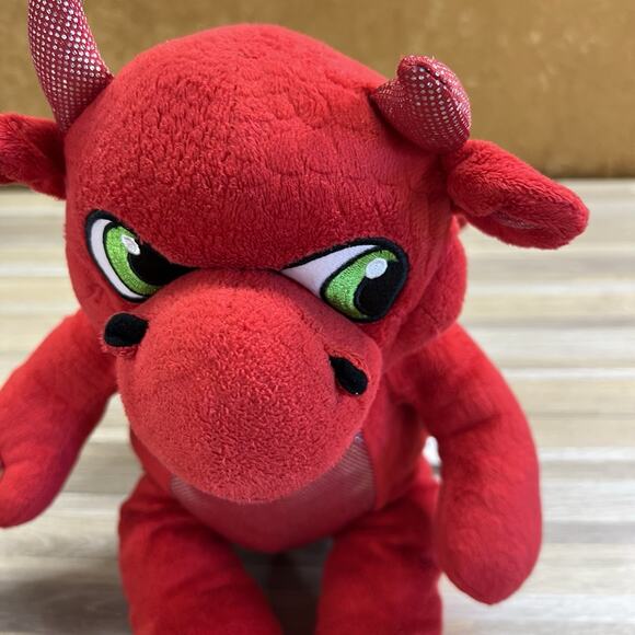Build A Bear Great Wolf Lodge Magiquest Ellie Red Dragon Plush Stuff - JL383 - Picture 3 of 8